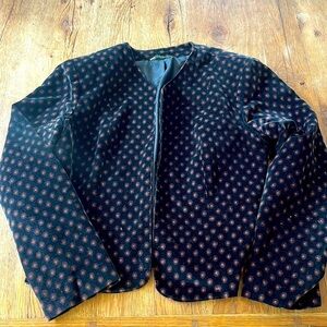 Barclay Square Blazer Jacket Black 15-16